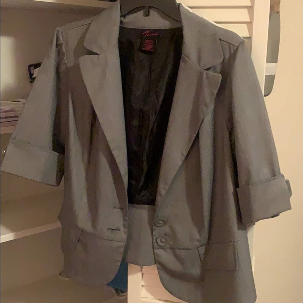 Torrid Gray Blazer